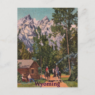 The Grand Tetons - Wyoming Briefkaart