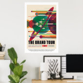 The Grand Tour Jupiter Saturn Uranus en Neptune Poster (Thuiskantoor)