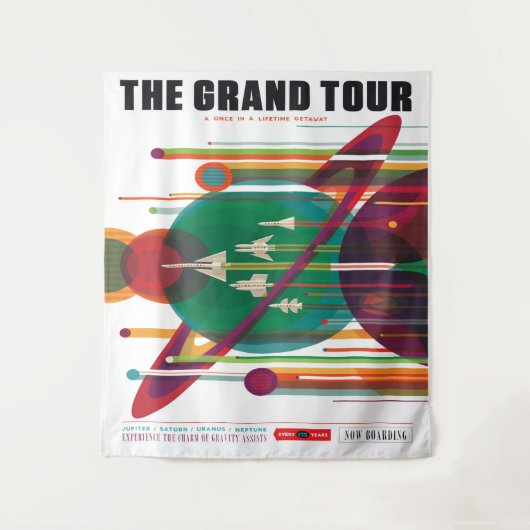The Grand Tour Large Wandkleed (Voorkant)