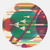 The Grand Tour Ronde Sticker (Voorkant)