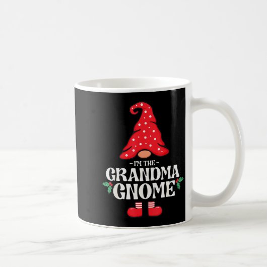 The Grandma Gnome Funny Family Matching Group Chri Koffiemok (Rechts)
