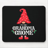 The Grandma Gnome Funny Family Matching Group Chri Muismat (Voorkant)