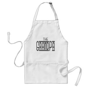 "The" Grandpa Quirky BBQ Apron Standaard Schort