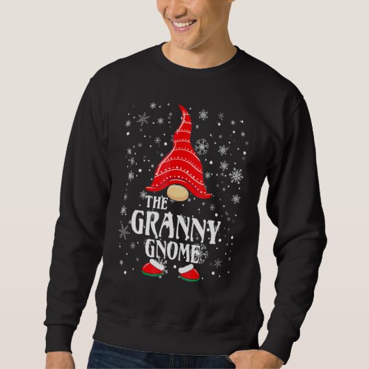 The Granny Gnome Matching Family Group kerstp Trui (Voorkant)