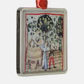 The Grape Harvest, 13e eeuw Metalen Ornament (Rechts)
