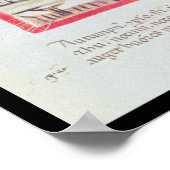 The Grape Harvest, 13e eeuw Poster (Hoek)