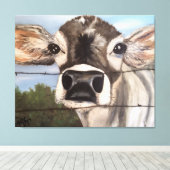 The Grass Is Greener Canvas Afdruk (Insitu (Houten vloer))