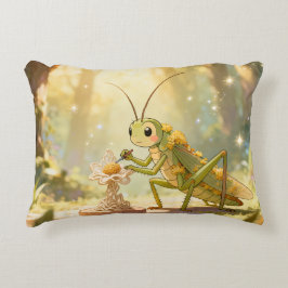 The Grasshopper and the Nectar Artwork.1 Accent Kussen