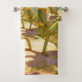 The Grasshopper and the Nectar Artwork.1 Bad Handdoek
