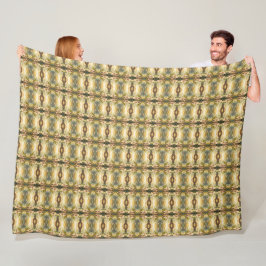 The Grasshopper and the Nectar Artwork.1 Fleece Deken