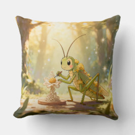 The Grasshopper and the Nectar Artwork.1 Kussen