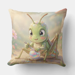 The Grasshopper and the Nectar Artwork.8 Kussen
