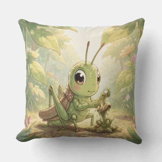 The Grasshopper and the Nectar Artwork.8 Kussen (Voorkant)