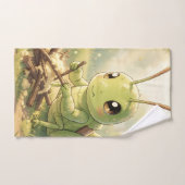 The Grasshopper and the Nectar Artwork Bad Handdoek (Handdoek)