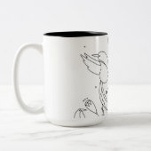 The Grasshopper - Sarah Fielke Bom 2018 Tweekleurige Koffiemok (Links)