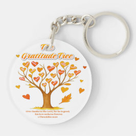 'The Gratitude Tree' Acryl Sleutelhanger