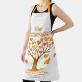 The Gratitude Tree All-Over Print Apron Schort (Insitu)