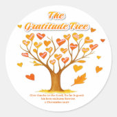 'The Gratitude Tree' Sticker (Voorkant)