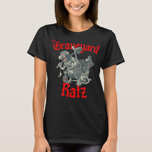 The Graveyard Ratz  T-shirt (Voorkant)