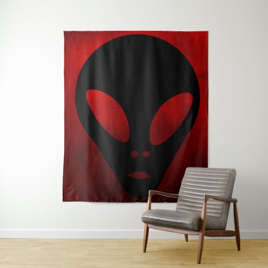 The Grays - Oude Buitenaardse Kunst Canvas Print Wandkleed (In situ)