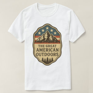 The Great American Outdoors Vintage Badge T-shirt
