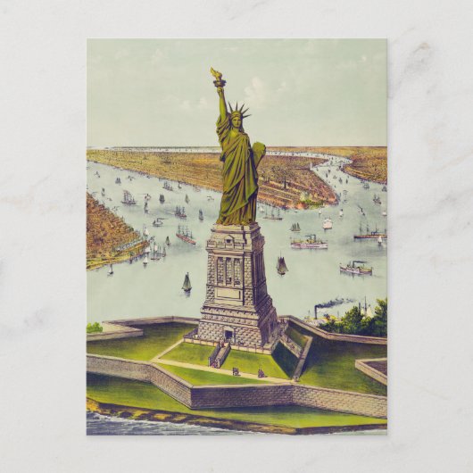 The Great Bartholdi Statue, Statue of Liberty Briefkaart (Voorkant)