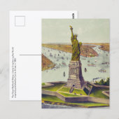 The Great Bartholdi Statue, Statue of Liberty Briefkaart (Voorkant / Achterkant)