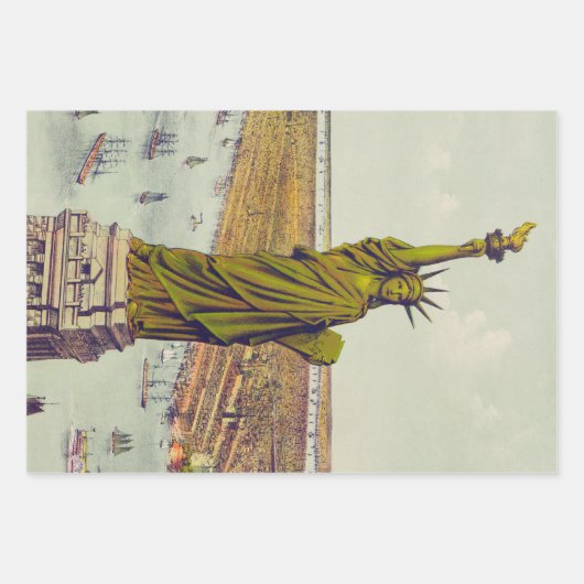 The Great Bartholdi Statue, Statue of Liberty Inpakpapier Vel (Voorkant)