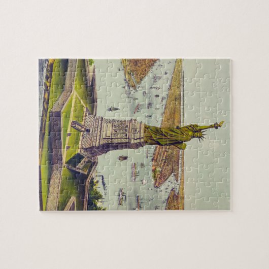 The Great Bartholdi Statue, Statue of Liberty Legpuzzel (Horizontaal)