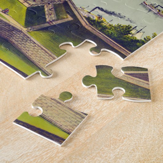 The Great Bartholdi Statue, Statue of Liberty Legpuzzel (Zijkant)