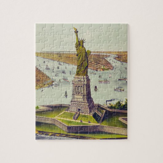 The Great Bartholdi Statue, Statue of Liberty Legpuzzel (Verticaal)