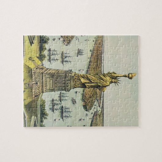 The Great Bartholdi Statue, Statue of Liberty Legpuzzel (Horizontaal)
