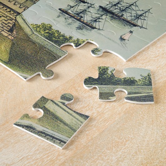 The Great Bartholdi Statue, Statue of Liberty Legpuzzel (Zijkant)