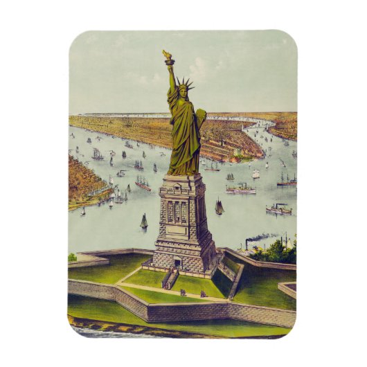 The Great Bartholdi Statue, Statue of Liberty Magneet (Verticaal)