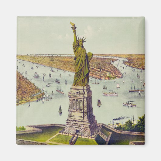 The Great Bartholdi Statue, Statue of Liberty Magneet (Voorkant)