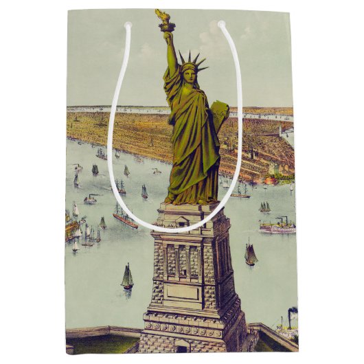 The Great Bartholdi Statue, Statue of Liberty Medium Cadeauzakje (Voorkant)