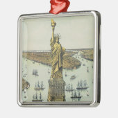 The Great Bartholdi Statue, Statue of Liberty Metalen Ornament (Links)