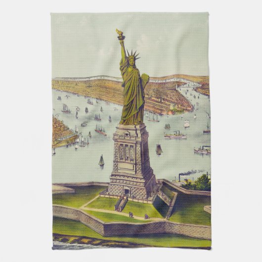 The Great Bartholdi Statue, Statue of Liberty Theedoek (Verticaal)