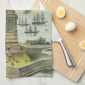 The Great Bartholdi Statue, Statue of Liberty Theedoek (Quarter Fold)