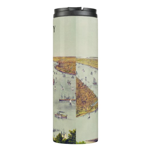 The Great Bartholdi Statue, Statue of Liberty Thermosbeker (Achterkant)