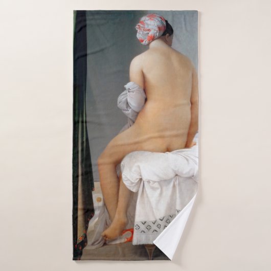 The Great Bather (Seated Woman), Dominique Ingres Badhanddoek (Badhanddoek)