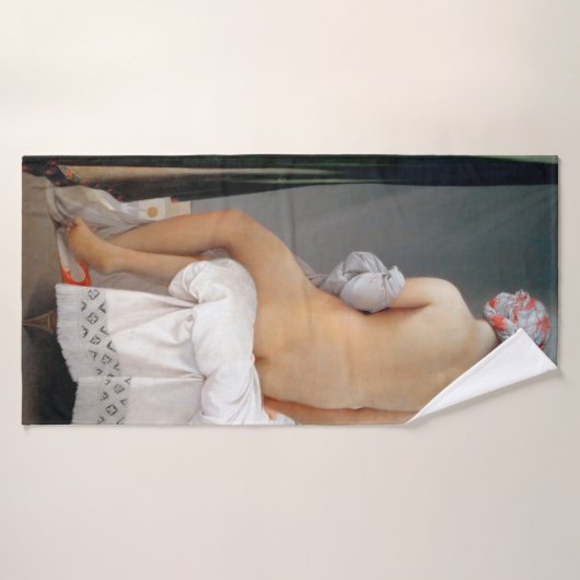 The Great Bather (Seated Woman), Dominique Ingres Badhanddoek (Badhanddoek)