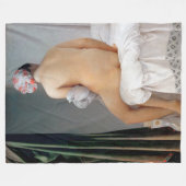 The Great Bather (Seated Woman), Dominique Ingres Fleece Deken (Voorkant (Horizontaal))