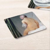 The Great Bather (Seated Woman), Dominique Ingres Kartonnen Onderzetters (Schuin)