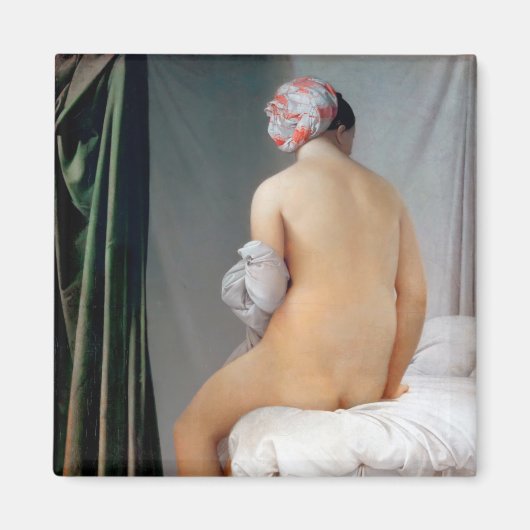 The Great Bather (Seated Woman), Dominique Ingres Magneet (Voorkant)