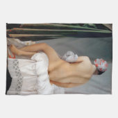 The Great Bather (Seated Woman), Dominique Ingres Theedoek (Horizontaal)