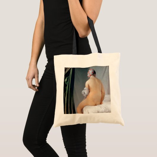 The Great Bather (Seated Woman), Dominique Ingres Tote Bag (Voorkant (product))