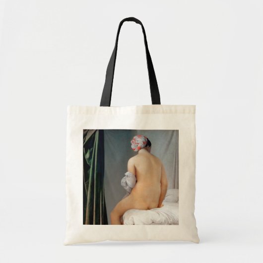 The Great Bather (Seated Woman), Dominique Ingres Tote Bag (Voorkant)