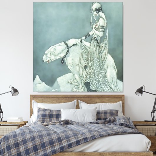 “The Great Bear” van Marjorie Miller Canvas Afdruk (Insitu (Slaapkamer))