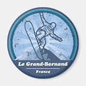 The Great Bornand Snowboard Magneet (Voorkant)